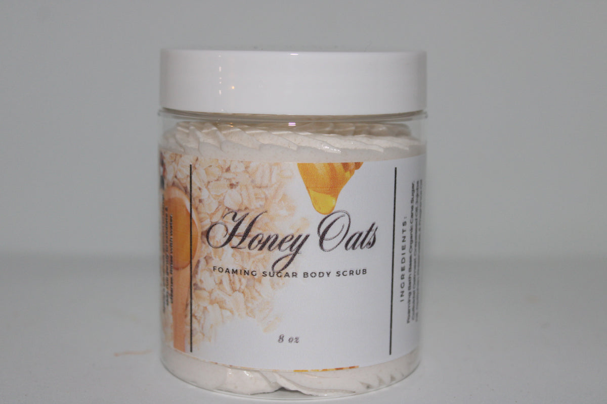 Honey Oats Foaming Sugar Scrub 8oz