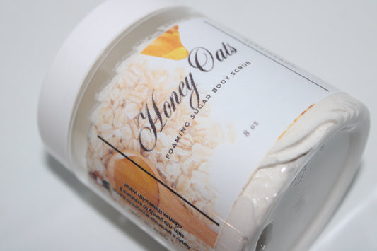 Honey Oats Foaming Sugar Scrub 8oz