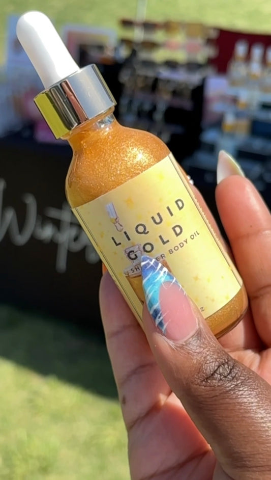 Liquid Gold Shimmer Body Oil